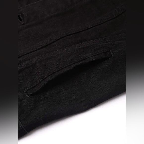 NWOT Levi's Super Mario Men's Black Denim Jacket Size M PIT TO PIT 21 LENGTH 25 - Picture 12 of 14